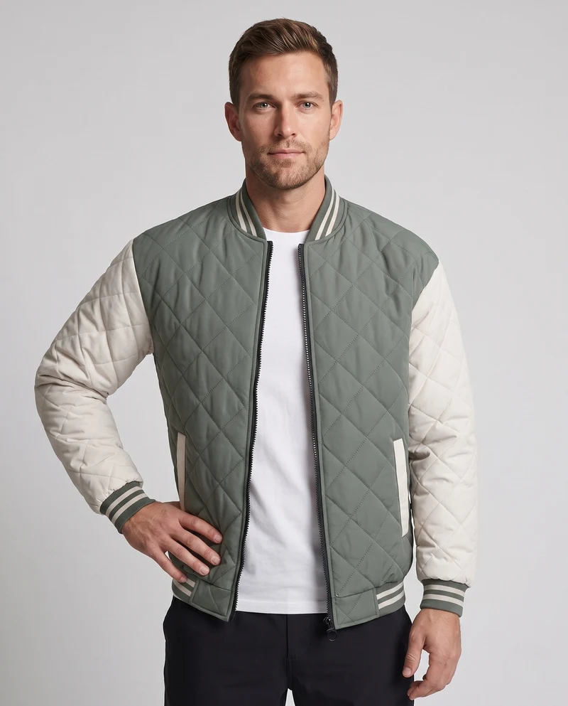 Herren Elegante und Isolierte gepolsterte Jacke Nord Taschen