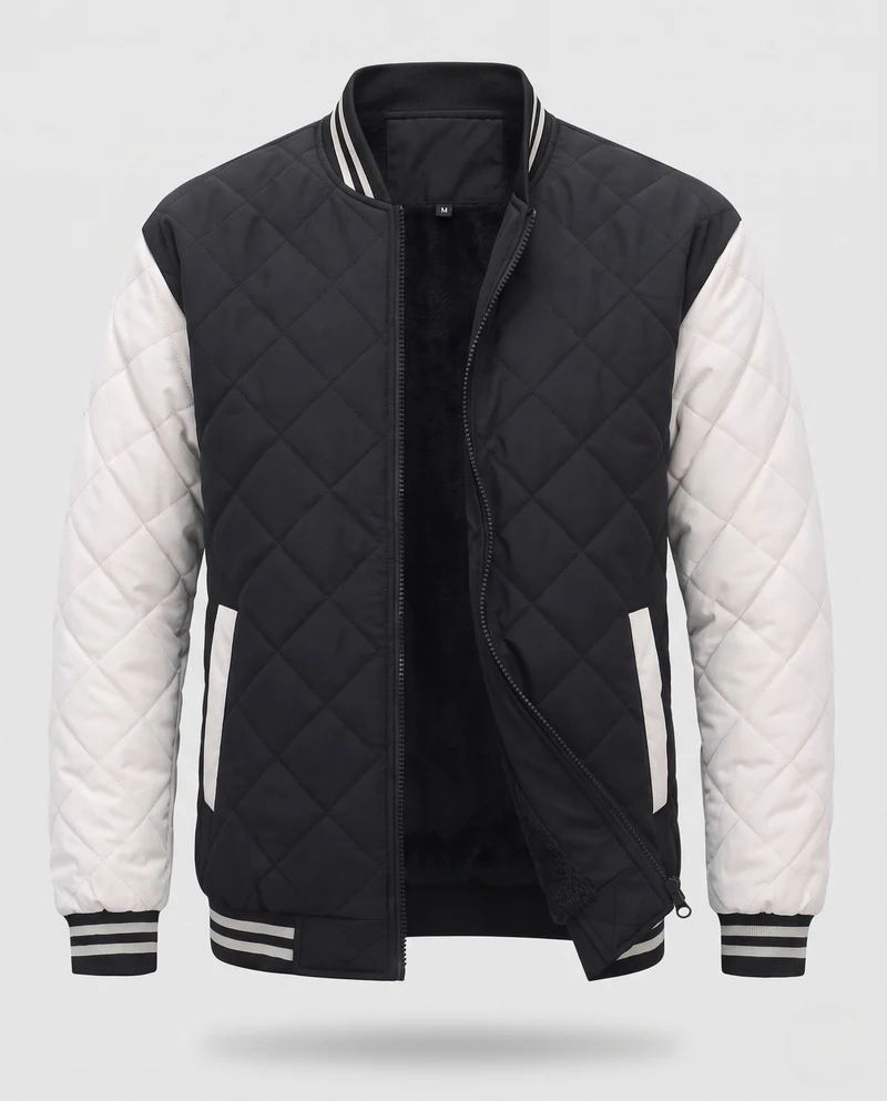 Herren Elegante und Isolierte gepolsterte Jacke Nord Taschen