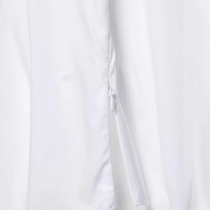 Damen Oversized-Hemdbluse mit Schnürverschluss und verlängerten Manschetten Nord Taschen