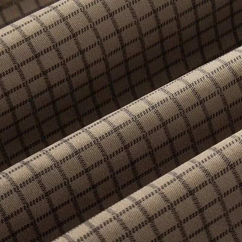 Damen Langer einreihiger Mantel mit geradem Schnitt und breitem Hemdkragen Nord Taschen