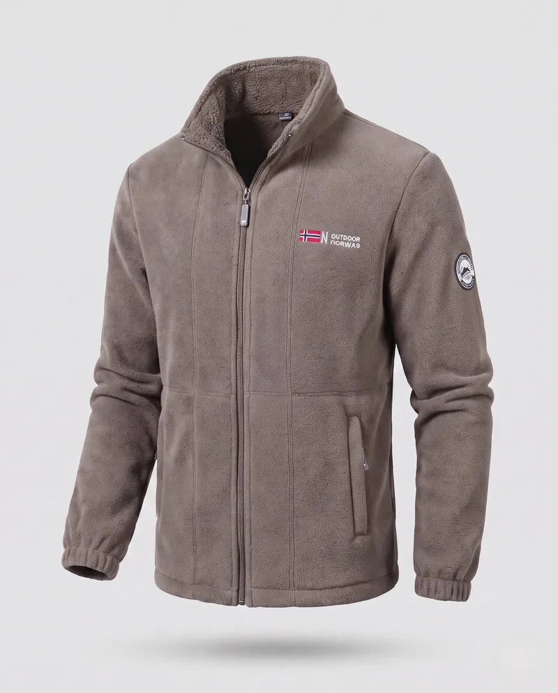 Herren Fleecejacke mit hochwertigem Innenfutter Nord Taschen