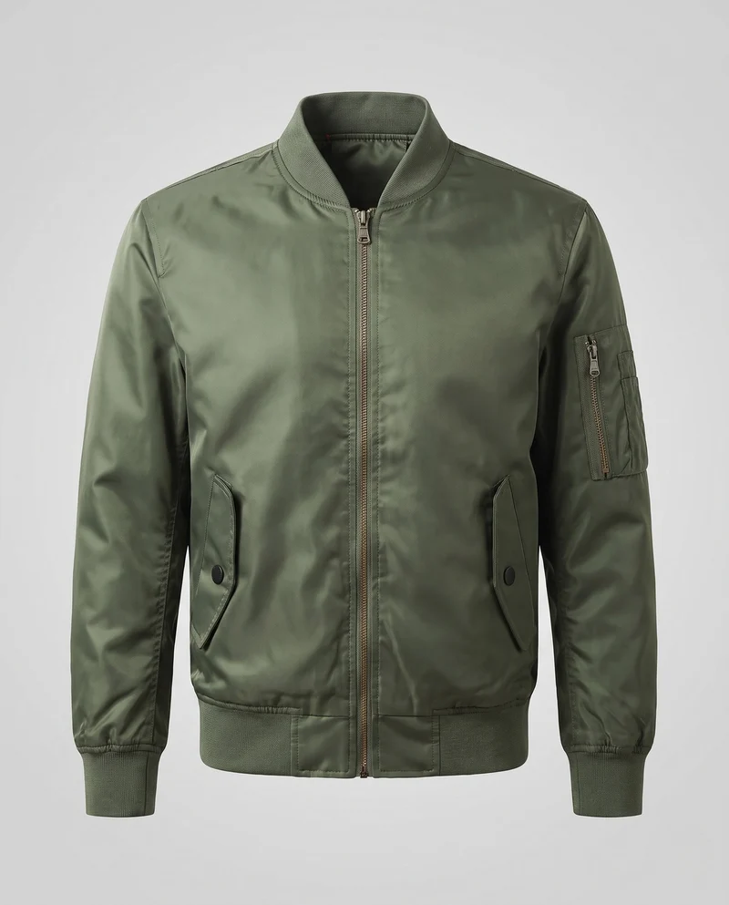 Männer gesteppte Bomberjacke im Aviator-Look Nord Taschen