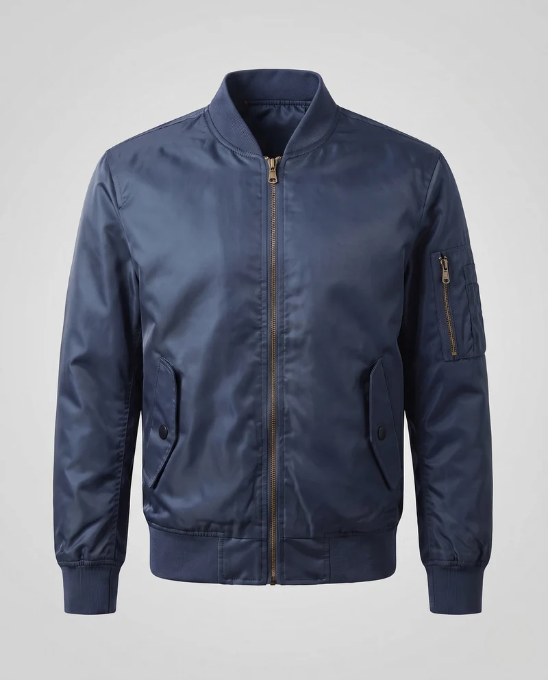 Männer gesteppte Bomberjacke im Aviator-Look Nord Taschen