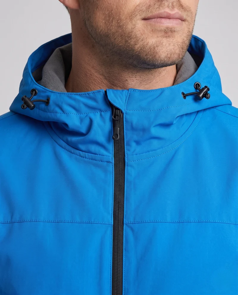 Leichte wasserabweisende Herren-Hoodiejacke mit gepolstertem Innenfutter und verstellbaren Bündchen Nord Taschen