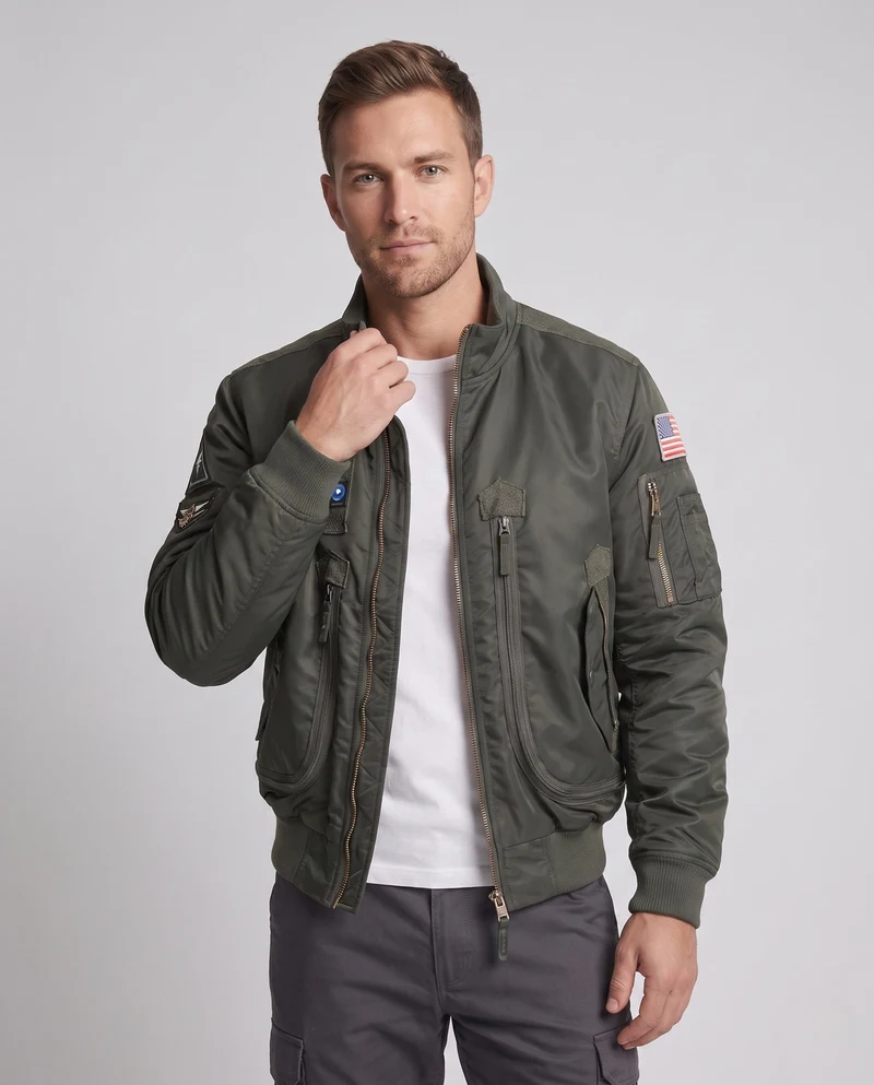 Herren Funktions-Bomberjacke Nord Taschen 1787797344