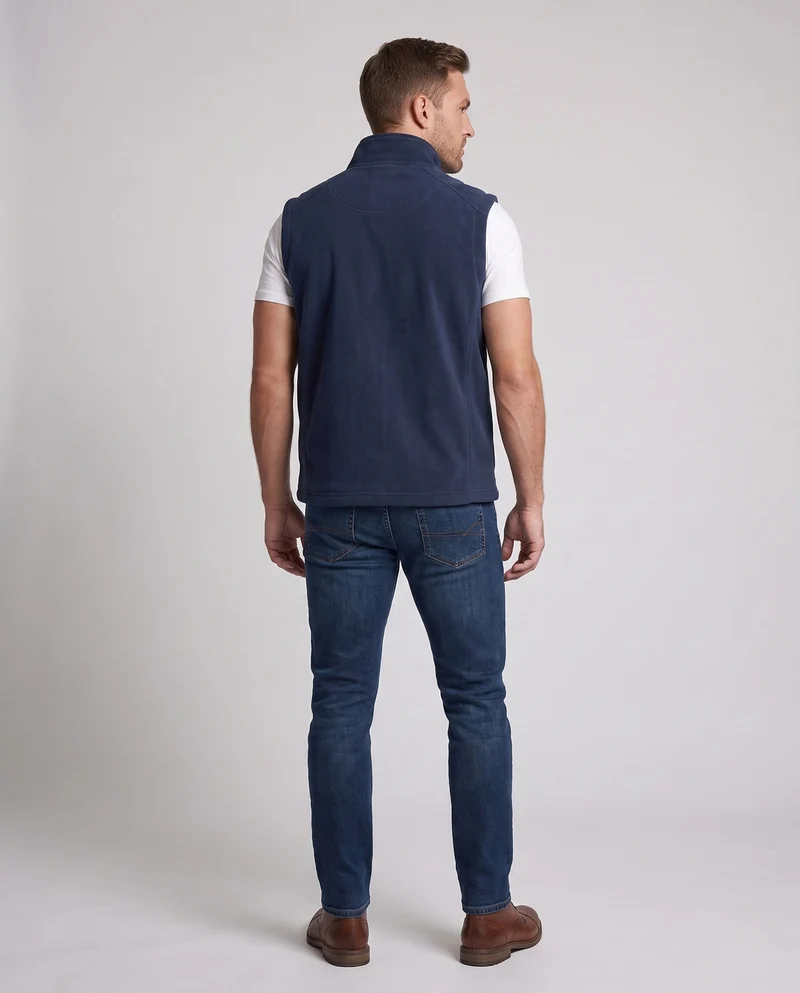 Herren Funktions-Fleece-Weste Nord Taschen