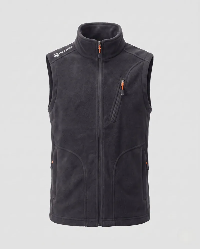 Herren Funktions-Fleece-Weste Nord Taschen