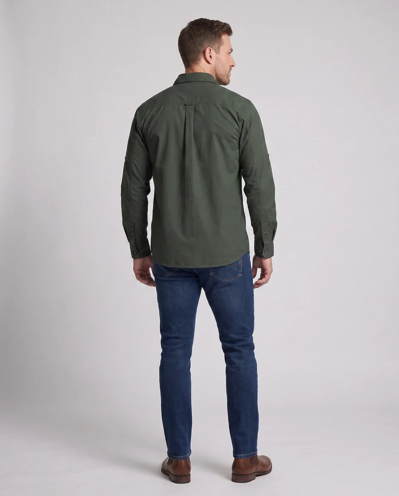 Herren Funktionshemdjacke Nord Taschen