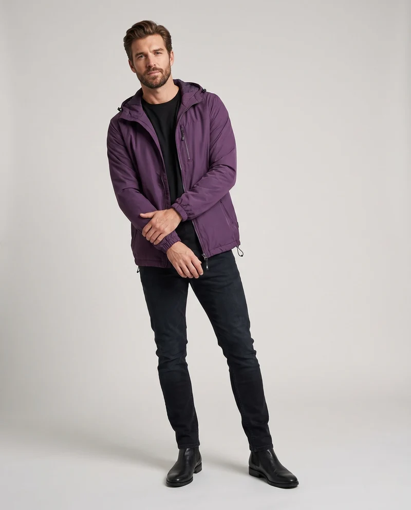Herren Funktions-Hoodie Nord Taschen