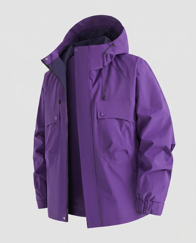 Herren Funktions Outdoor Jacke Nord Taschen
