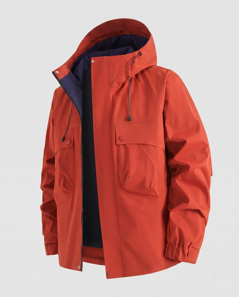 Herren Funktions Outdoor Jacke Nord Taschen