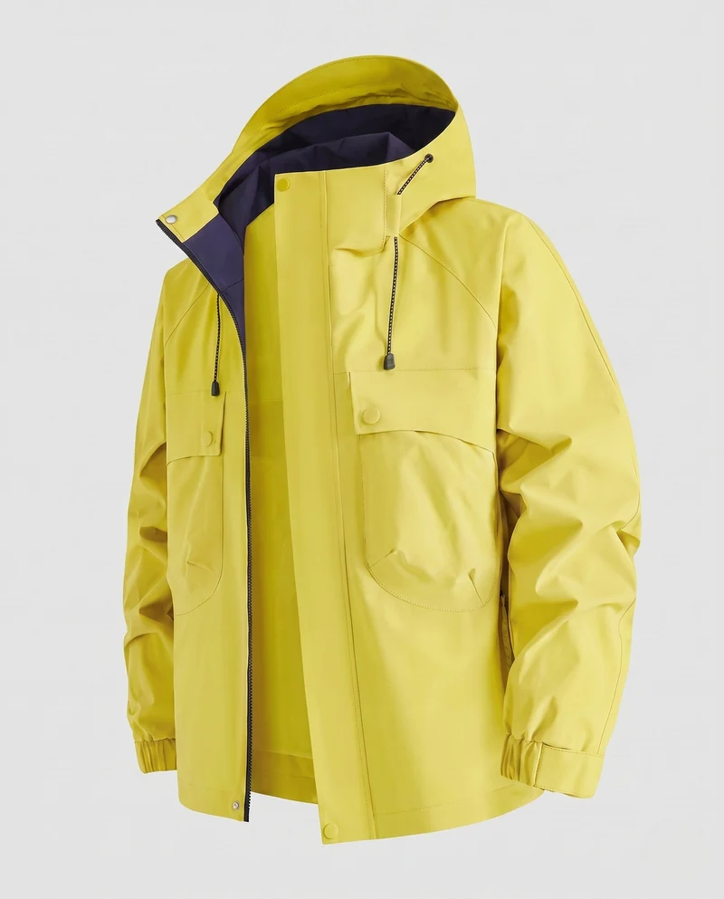Herren Funktions Outdoor Jacke Nord Taschen