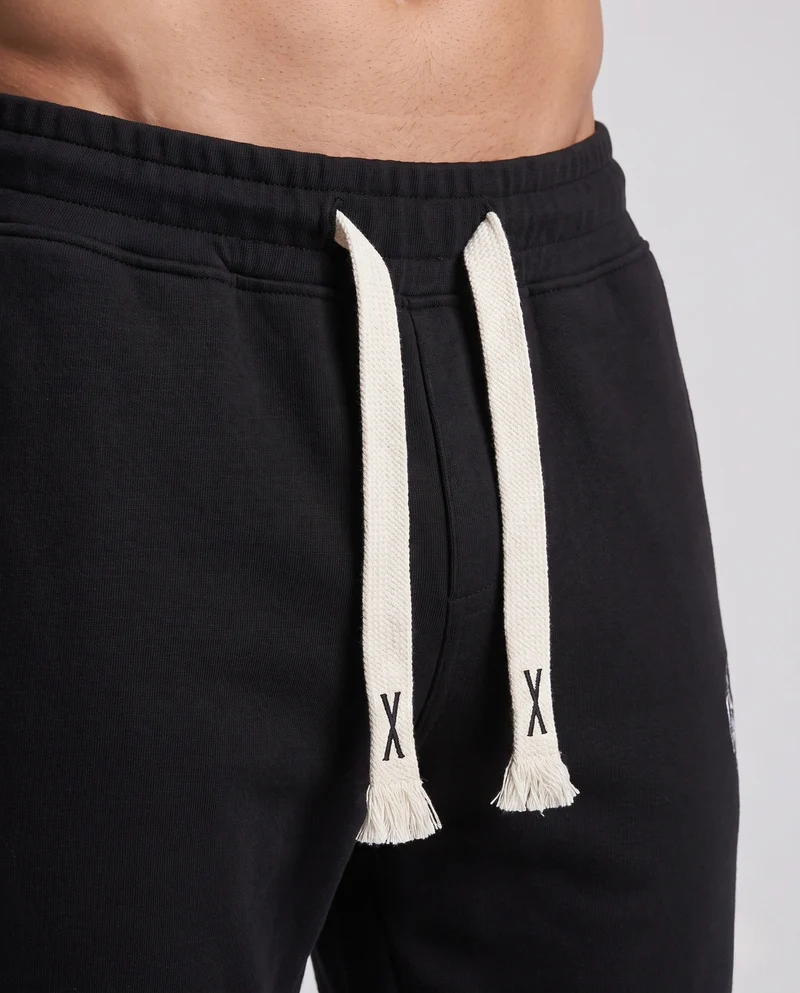 Herren Fleece Jogginghose mit Futter, Kordelzug, elastischen Bündchen und Astronauten Druck Nord Taschen