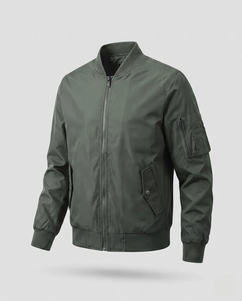 Herren gepolsterte Bomberjacke mit Utility-Armpocket und wärmender thermischer Isolierung Nord Taschen