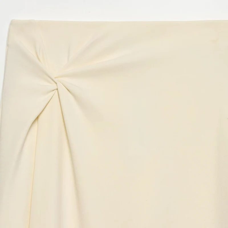 Damen Midirock mit Knotendetail und A-Linien-Schnitt Nord Taschen