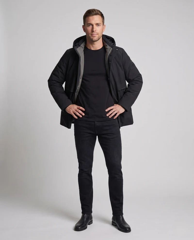 Herren Funktionsjacke mit thermischer Isolierung Nord Taschen