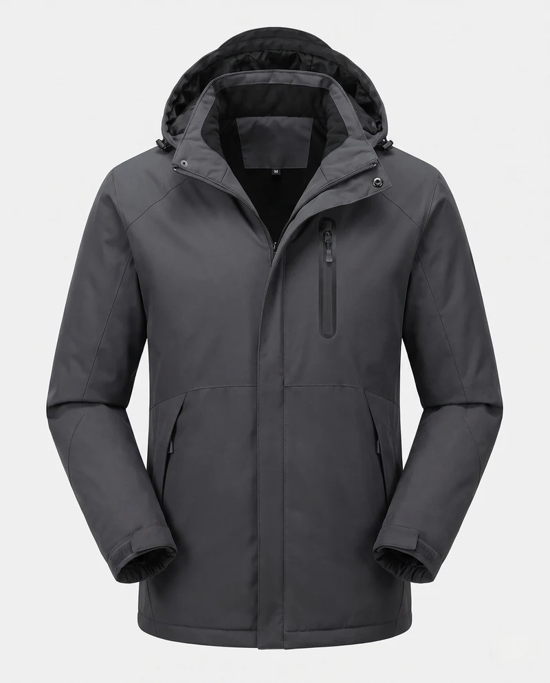 Herren beheizte Winterjacke Nord Taschen