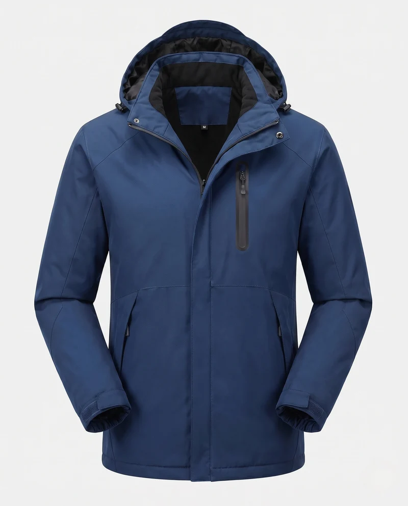 Herren beheizte Winterjacke Nord Taschen