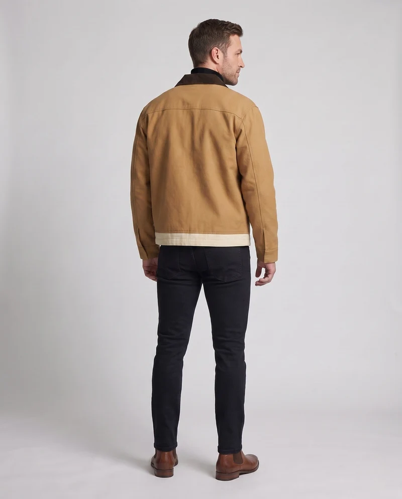 Herren Klassische Arbeitsjacke Nord Taschen
