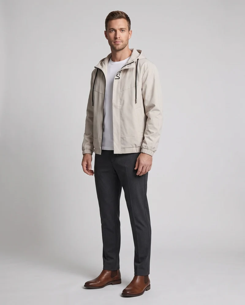 Herren Atmungsaktiver Hoodie Nord Taschen