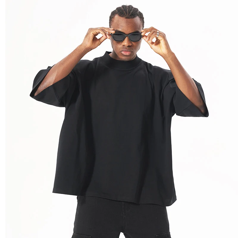 Unisex Oversize Boxy T‑Shirt aus schwerer Baumwolle mit weitem Schnitt und verlängerten Ärmeln Nord Taschen