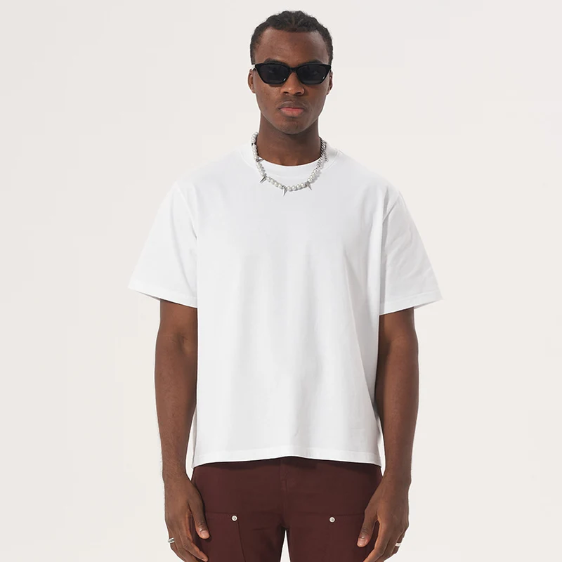 Unisex Oversize Boxy T-Shirt aus Bio-Baumwolle mit Rundhalsausschnitt Nord Taschen