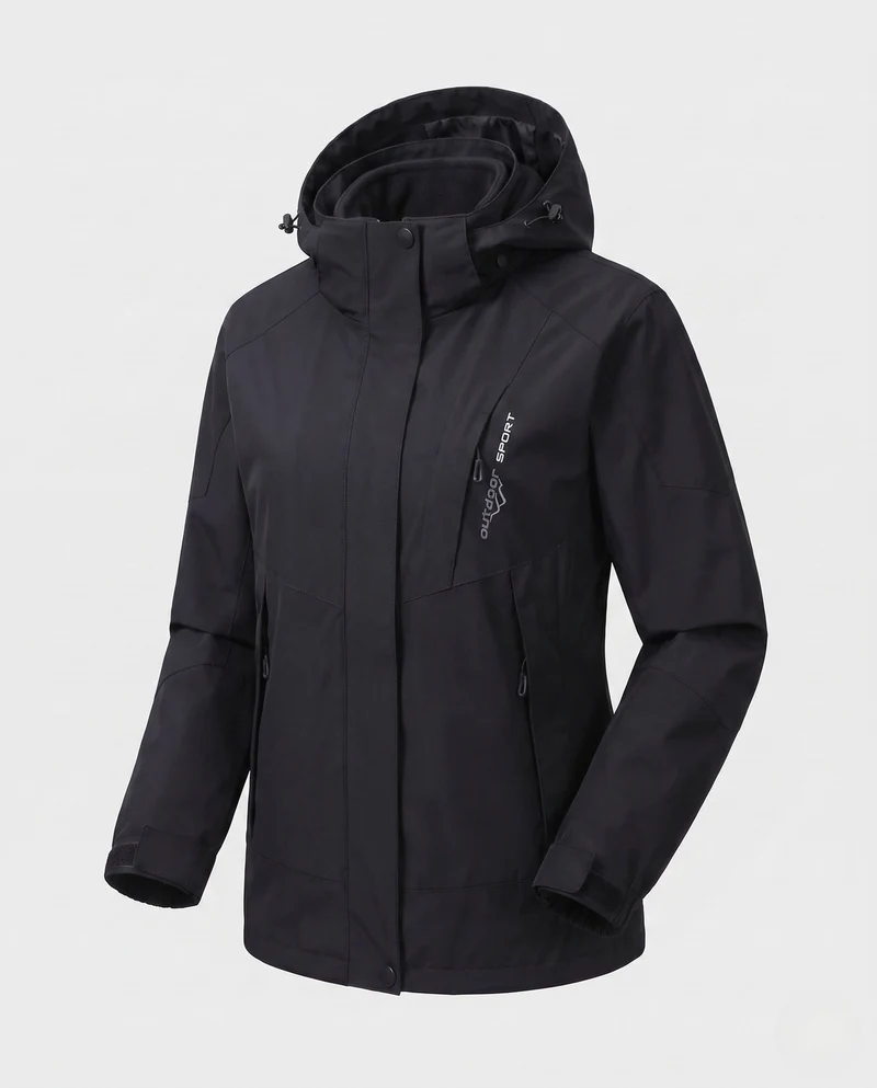 Damen Funktions-Wasserfest Sportjacke Nord Taschen