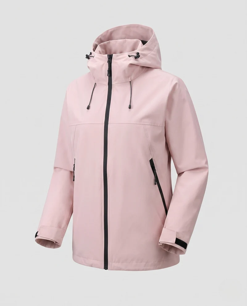 Damen Funktionsjacke mit verstellbarer Kapuze Nord Taschen