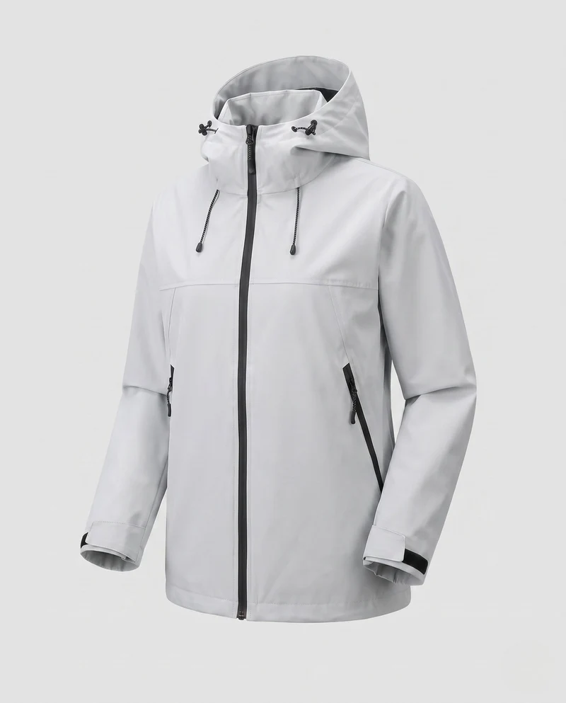 Damen Funktionsjacke mit verstellbarer Kapuze Nord Taschen