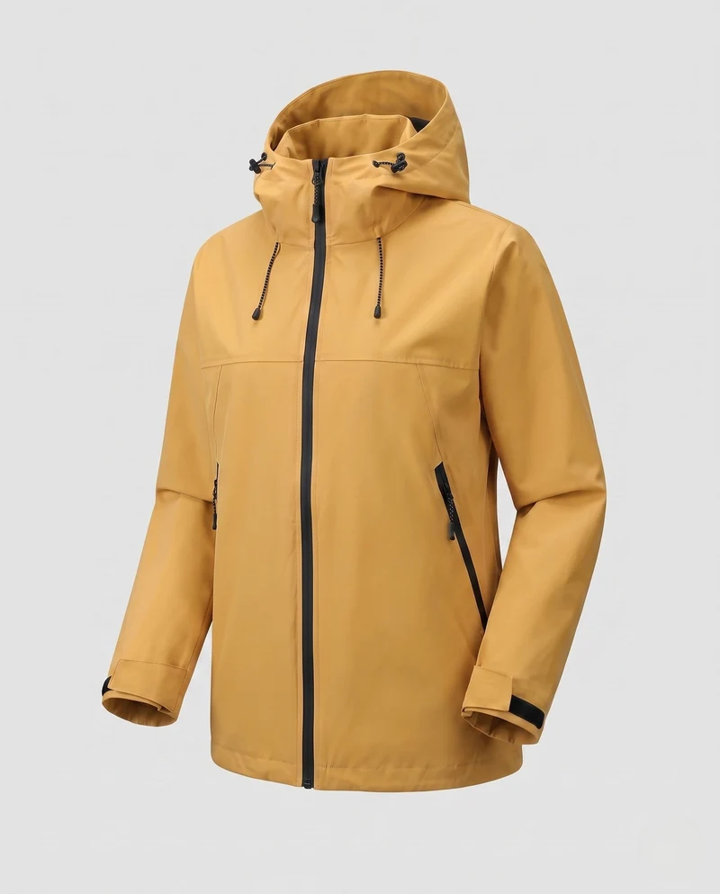 Damen Funktionsjacke mit verstellbarer Kapuze Nord Taschen