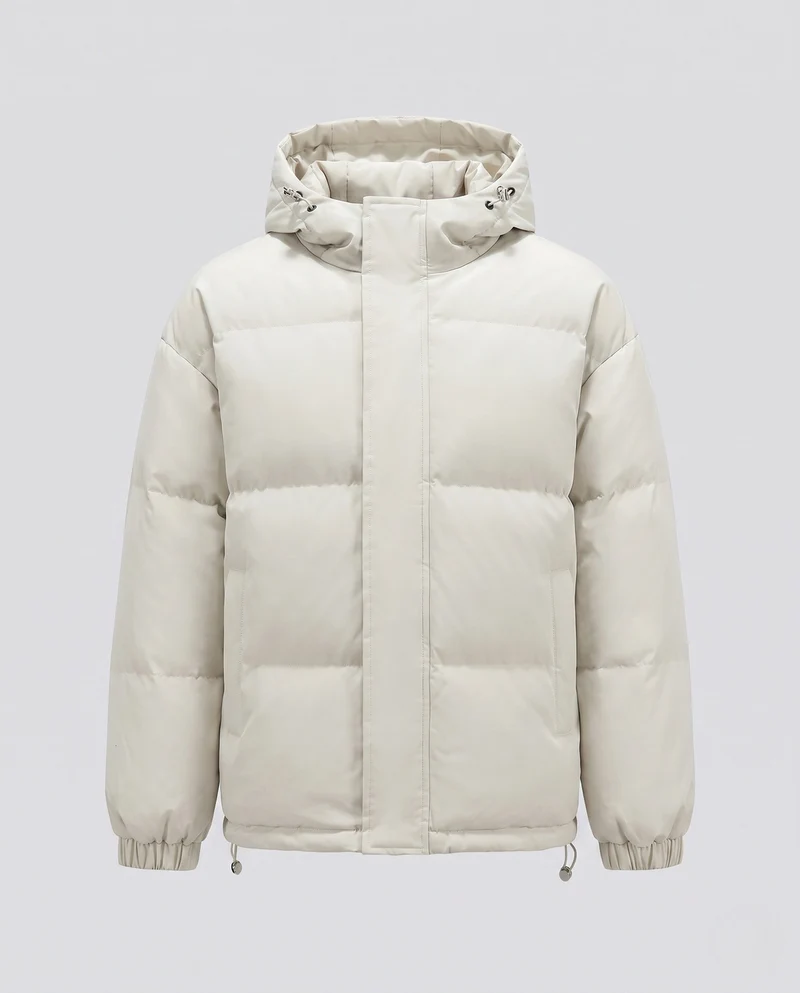 Damen isolierte Winterjacke mit Kapuze Nord Taschen