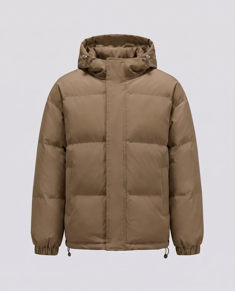 Damen isolierte Winterjacke mit Kapuze Nord Taschen