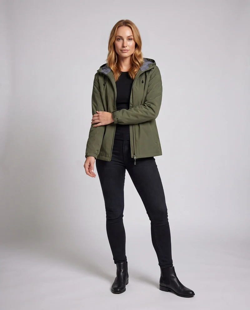 Damen klimakontrollierte Sportjacke Nord Taschen
