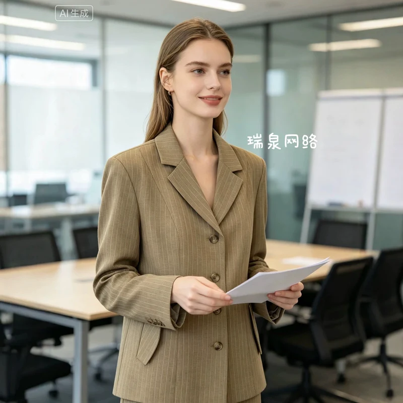 Damen Leicht taillierter einreihiger Blazer im Vintage‑Tailoring mit eingesetzten Pattentaschen Nord Taschen