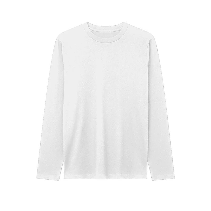 Unisex Langärmeliges Baumwollshirt mit Rundhalsausschnitt und feiner Single-Jersey-Struktur Nord Taschen