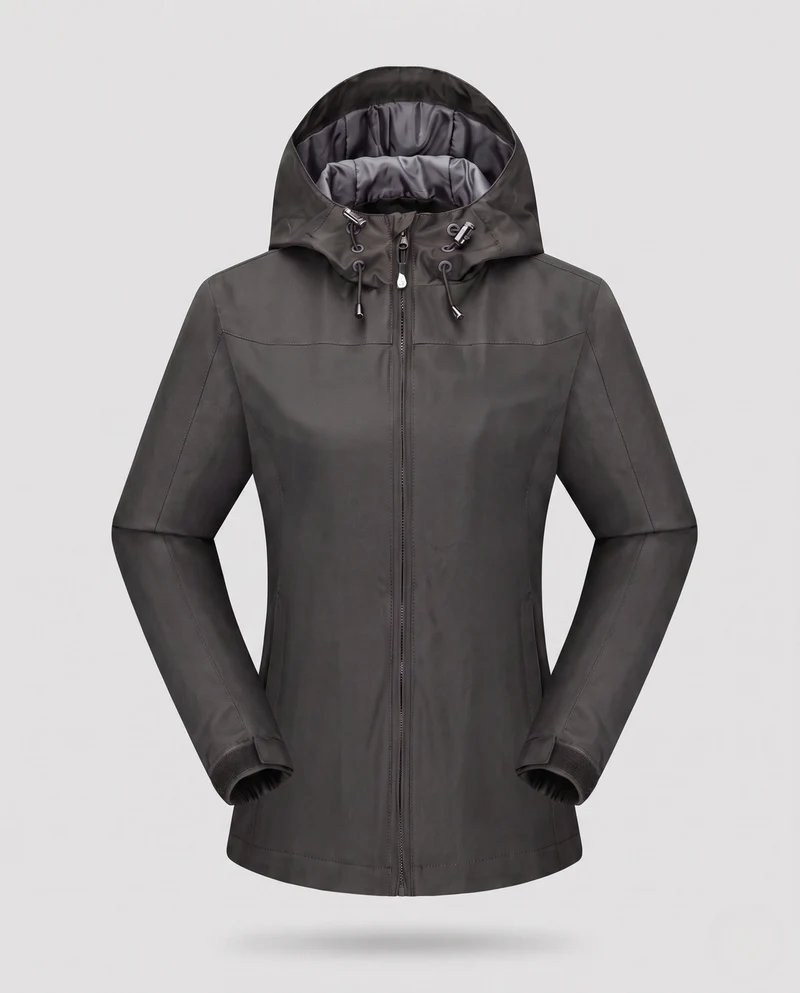 Damen technische Sportjacke mit verstellbarer Kapuze Nord Taschen