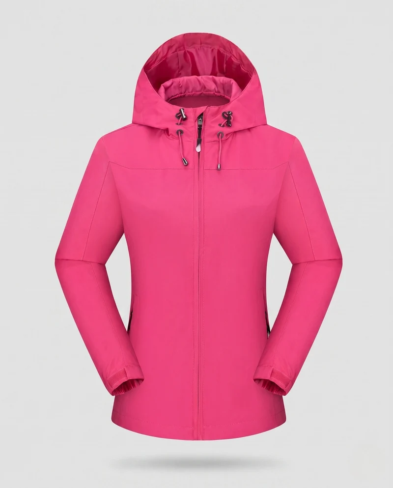 Damen technische Sportjacke mit verstellbarer Kapuze Nord Taschen