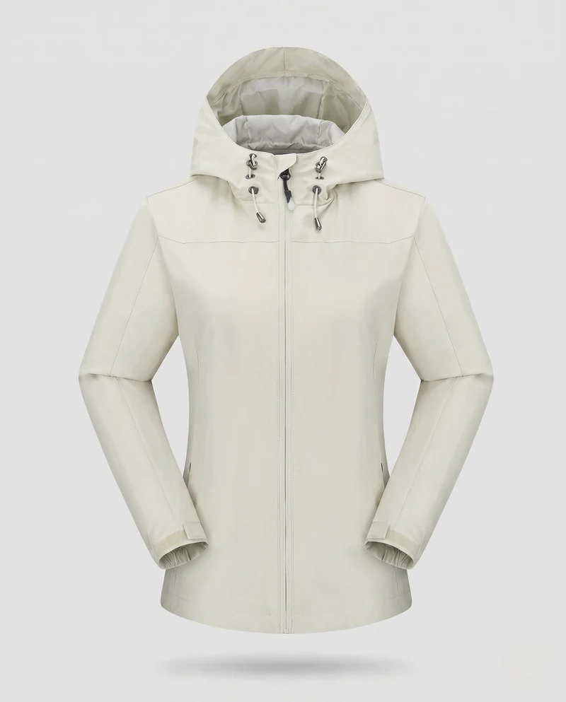 Damen technische Sportjacke mit verstellbarer Kapuze Nord Taschen