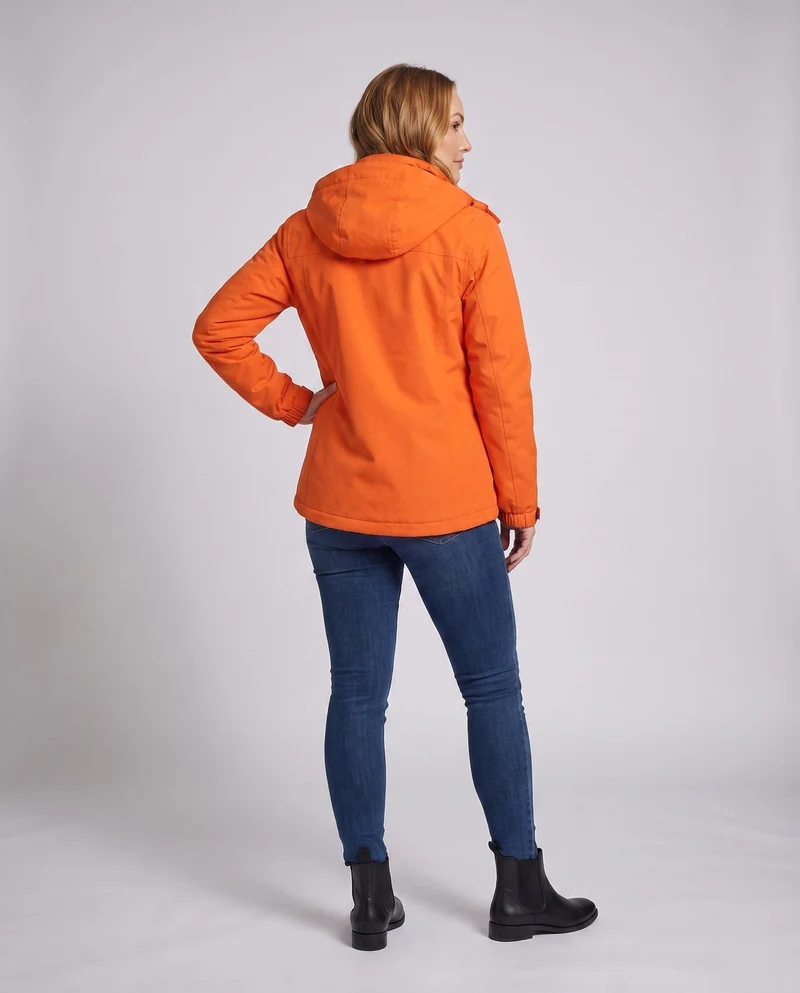 Damen Übergangsjacke mit Taschen und Kapuze Nord Taschen