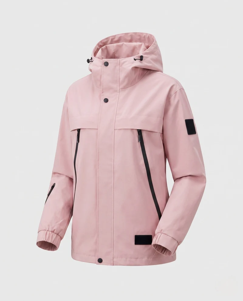 Damen Übergangsjacke mit Taschen und Kapuze Nord Taschen