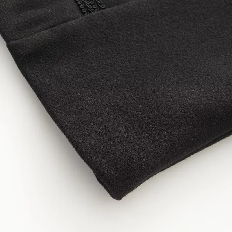 Damen Kurzjacke im Military‑Stil mit Stehkragen und Zierknopfleiste Nord Taschen