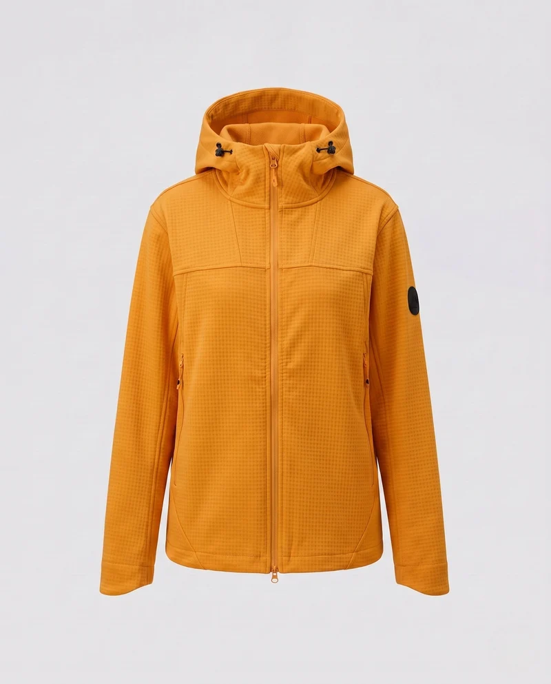 Damen wasserabweisende Outdoorjacke mit verstellbarem Kapuze Nord Taschen