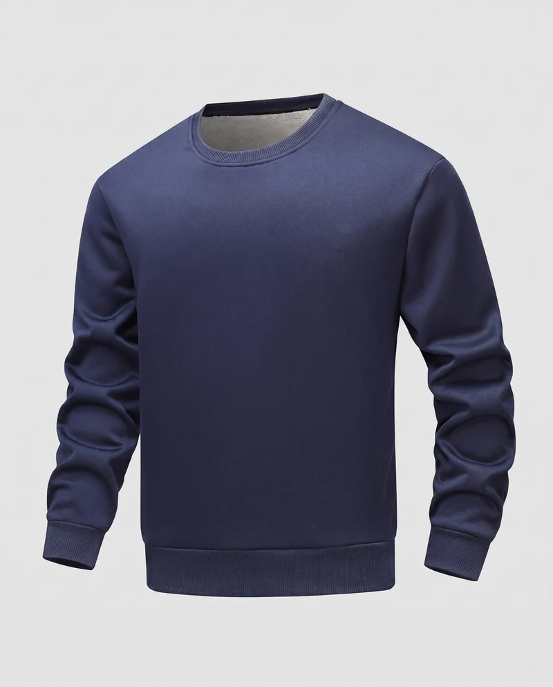 Männer Sweatshirt mit hohem Kragen Nord Taschen