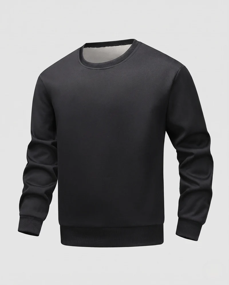 Männer Sweatshirt mit hohem Kragen Nord Taschen