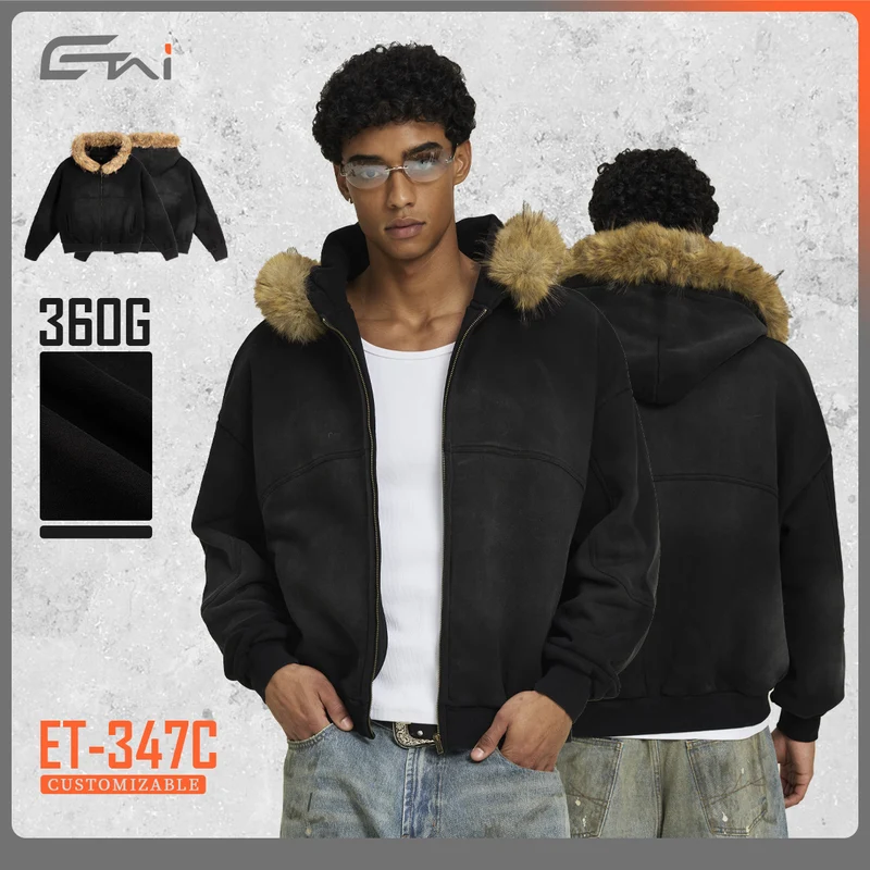Herren Kapuzenjacke Nord Taschen