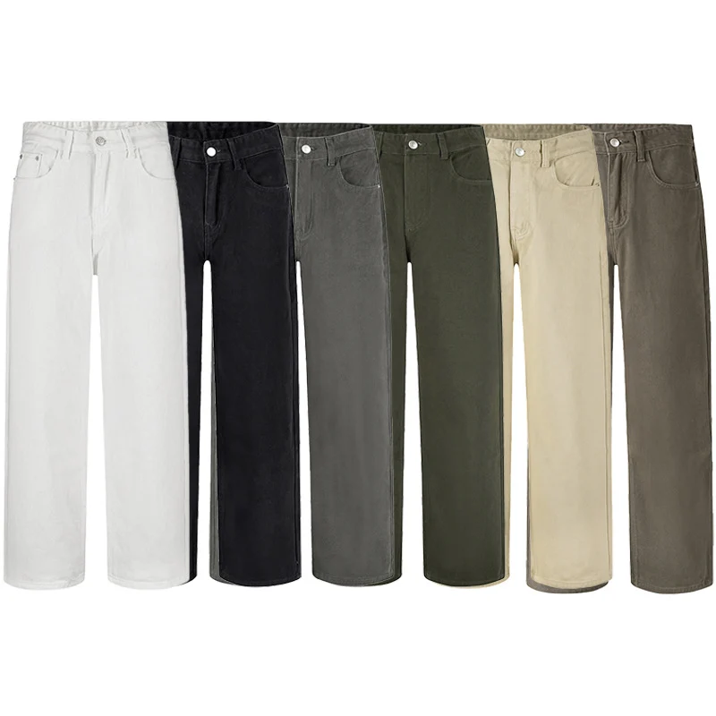 Herren Weitgeschnittene Five‑Pocket‑Denimhose im geraden Palazzoschnitt Nord Taschen