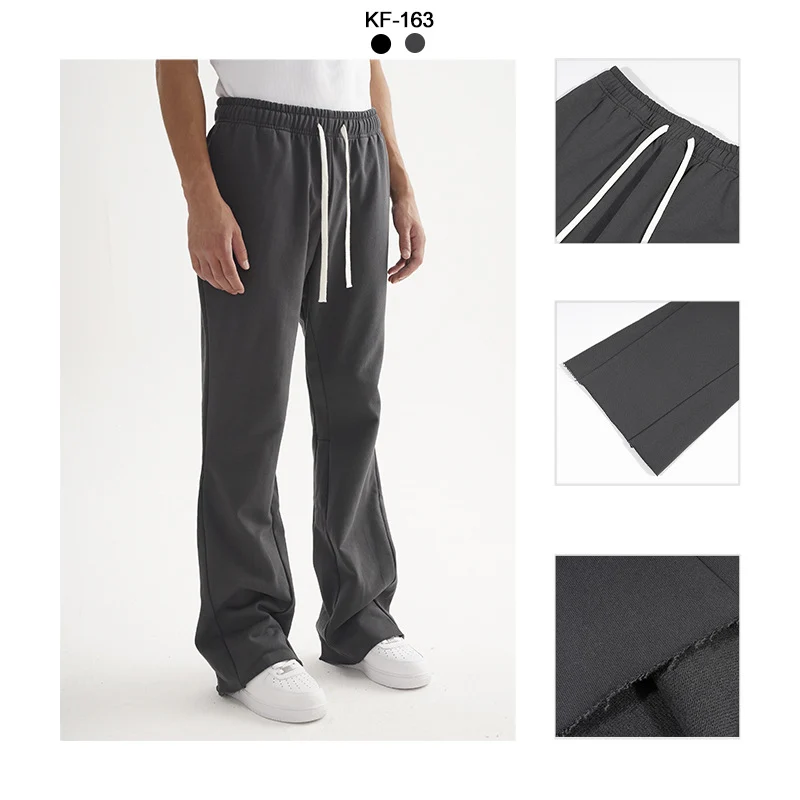 Damen Schlag-Sweathose aus French-Terry mit elastischem Bund und dekorativen Teilnähten Nord Taschen