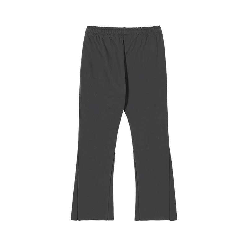 Damen Flared Sweathose mit weitem Bein, elastischem Bund und Kordelzug Nord Taschen