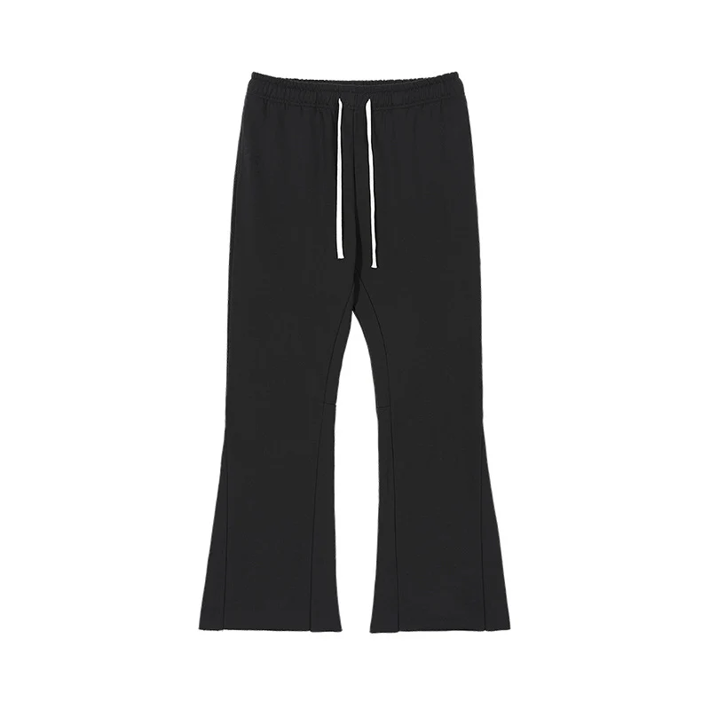 Damen Flared Sweathose mit weitem Bein, elastischem Bund und Kordelzug Nord Taschen