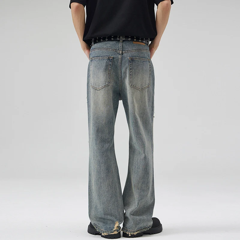 Herren Extraweitgeschnittene Destroyed-Denim-Jeans im Relaxed-Baggy-Cut Nord Taschen